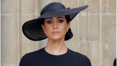 Meghan Markle: Meghan Markle at the funeral of Queen Elizabeth II. Meghan Markle: Meghan Markle at the funeral of Queen Elizabeth II.