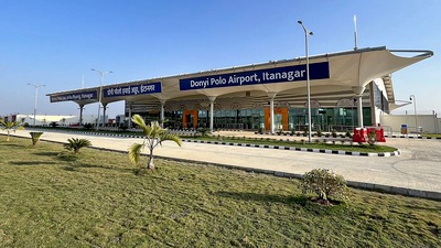 The airport has been developed across an area of over 690 acres at a cost of more than  <span class='webrupee'>₹</span>640 crore. (PTI)