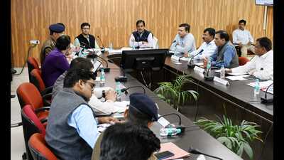 Preparations for the annual religious fair of Magh Mela 2023 have intensified. (HT Photo) Preparations for the annual religious fair of Magh Mela 2023 have intensified. (HT Photo)