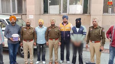 The accused in Bathinda woman’s murder in police custody on Saturday.  (Twitter/@BathindaPolice)