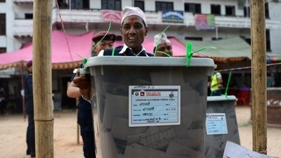 Nepal Elections: A Nepalese election worker is seen. (AFP File) Nepal Elections: A Nepalese election worker is seen. (AFP File)