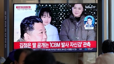 North Korea: A TV screen shows an image of North Korean leader Kim Jong Un. (AP) North Korea: A TV screen shows an image of North Korean leader Kim Jong Un. (AP)