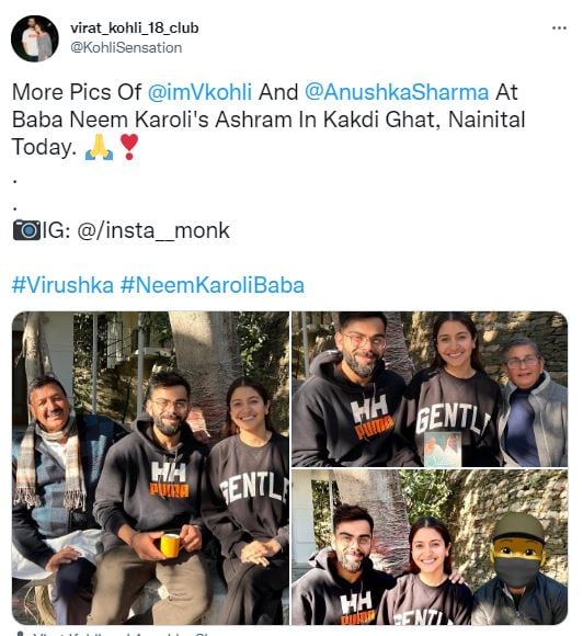 Anushka Sharma and Virat Kohli are in Uttarakhand.