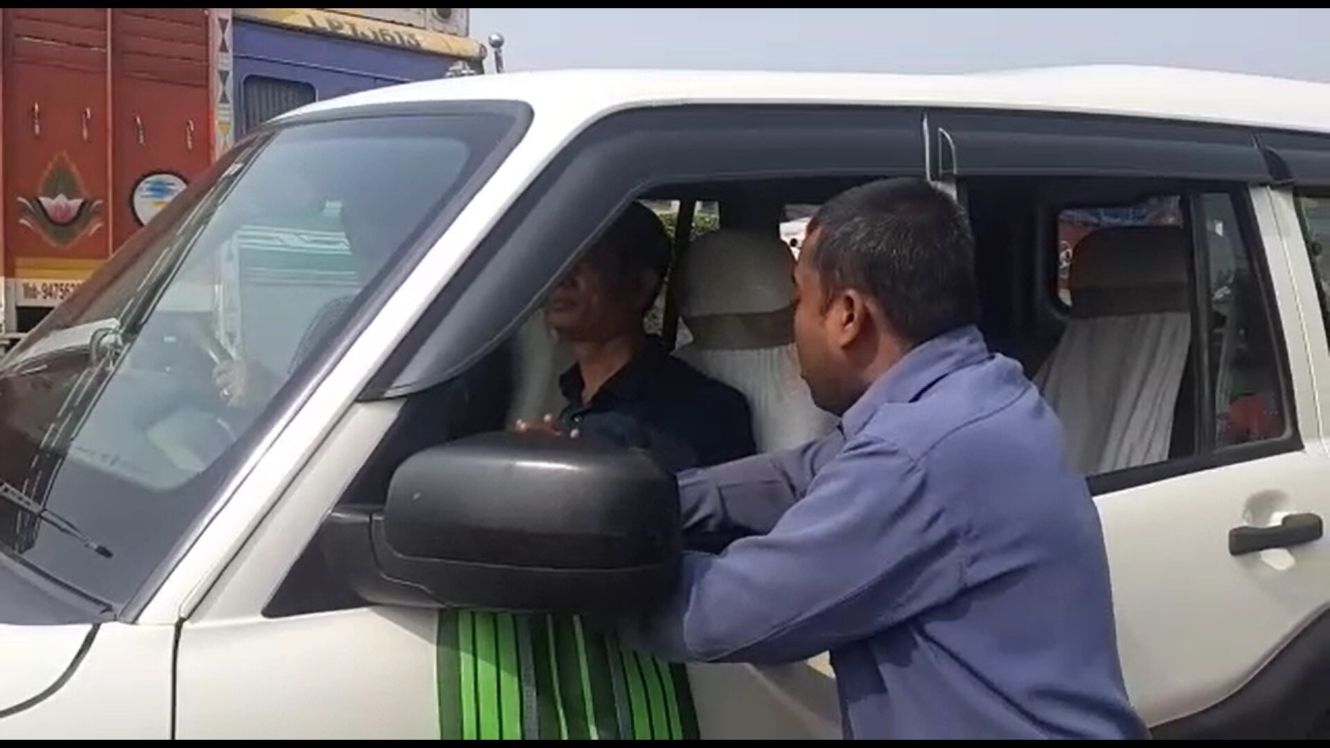 The man in the video. (Screenshot from the video/Sourced by HT) The man in the video. (Screenshot from the video/Sourced by HT)