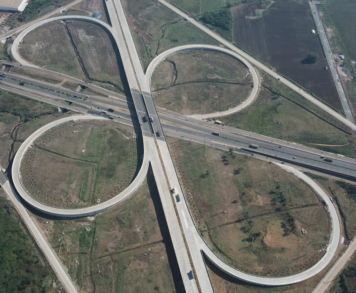 The winding bypass ring road looks like a flower vine, union minister Pralhad Joshi tweeted. (Pralhad Joshi/Twitter) The winding bypass ring road looks like a flower vine, union minister Pralhad Joshi tweeted. (Pralhad Joshi/Twitter)