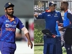 Sanju Samson; Hardik Pandya with VVS Laxman Sanju Samson; Hardik Pandya with VVS Laxman