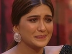 Nimrit Kaur Ahluwalia broke down in the Weekend ka Vaar episode with Salman Khan. Nimrit Kaur Ahluwalia broke down in the Weekend ka Vaar episode with Salman Khan.