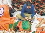 The BJP is attempting to reinvent itself in Rajkot, which was the centre of the tumultuous Patidar agitation in 2017. (PTI)