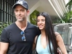 Hrithik Roshan and Saba Azad in Mumbai. Hrithik Roshan and Saba Azad in Mumbai.