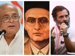 Jairam Ramesh on Sunday commented on the Savarkar row and condemned BJP MP Sudhanshu Trivedi's comparison between Savarkar and Shivaji. Jairam Ramesh on Sunday commented on the Savarkar row and condemned BJP MP Sudhanshu Trivedi's comparison between Savarkar and Shivaji.