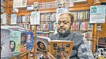 Nasir Khan, owner of Farid Book Depot, at Daryaganj in New Delhi on Saturday. (Sanchit Khanna/HT Photo) Nasir Khan, owner of Farid Book Depot, at Daryaganj in New Delhi on Saturday. (Sanchit Khanna/HT Photo)