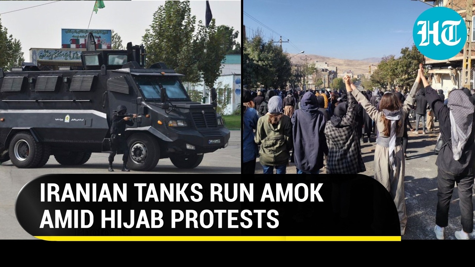 Iran Sends Tanks To Mahabad, Rains Artillery Fire On Hijab Protesters ...