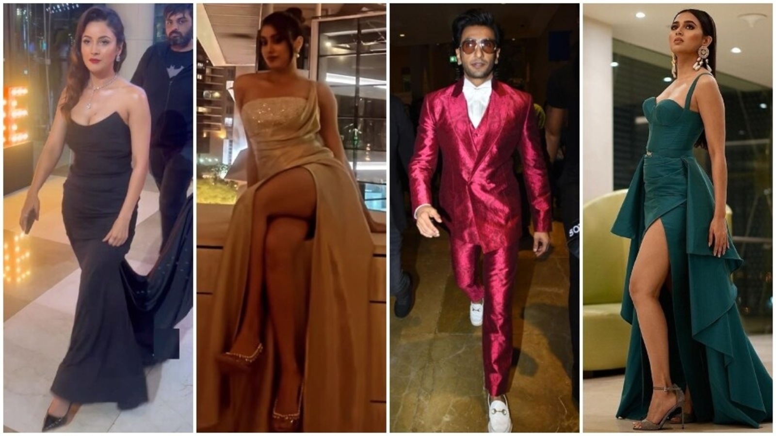 Shehnaaz Gill, Janhvi Kapoor, Ranveer Singh, Tejasswi Prakash, others take over award show in Dubai in stunning looks