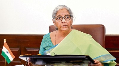 Finance minister Nirmala Sitharaman. (PTI) (MINT_PRINT)