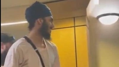 The video of the Sikh student being detained at University of North Carolina for wearing a Kirpan was initially shared by the student, who posted it on Twitter saying that the police handcuffed him for resisting letting the officer take his Kirpan out of the miyaan. (SOURCED) The video of the Sikh student being detained at University of North Carolina for wearing a Kirpan was initially shared by the student, who posted it on Twitter saying that the police handcuffed him for resisting letting the officer take his Kirpan out of the miyaan. (SOURCED)