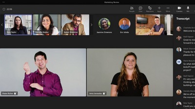 Sign Language View on Microsoft Teams (Image: Microsoft Teams Blog) Sign Language View on Microsoft Teams (Image: Microsoft Teams Blog)