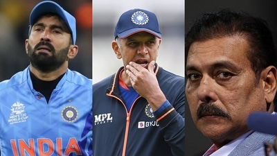 Dinesh Karthik; Rahul Dravid; Ravi Shastri Dinesh Karthik; Rahul Dravid; Ravi Shastri