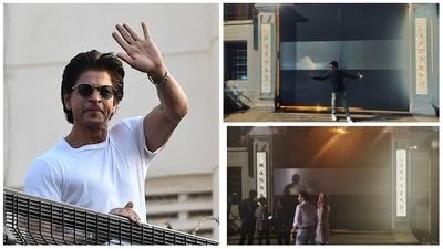 Shah Rukh Khan's Mannat has new name plate and front gate. Shah Rukh Khan's Mannat has new name plate and front gate.
