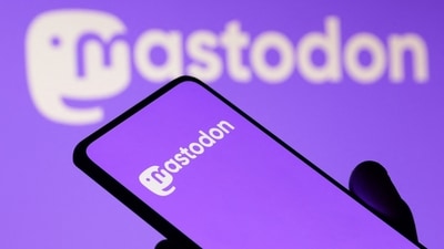 Mastodon logo is seen in this illustration. (REUTERS)