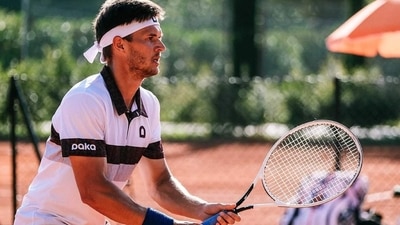 Vladyslav Orlov is Ukraine's No. 4 men's tennis player. (Vladyslav Orlov/Facebook)