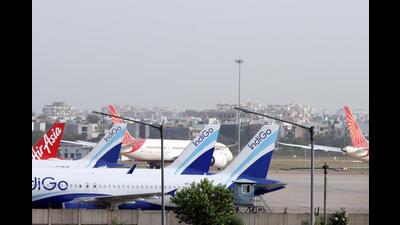 The aircraft was granted priority landing at Patna airport due to medical emergency. (HT Archives) The aircraft was granted priority landing at Patna airport due to medical emergency. (HT Archives)