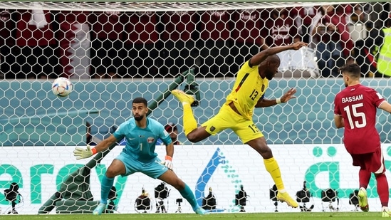 Qatar vs Ecuador Highlights: Enner Valencia scores his second goal during QAT vs ECU FIFA World Cup 2022 opener, in Al Khor.