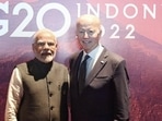 PM Modi and US Prez Biden also met Indonesian President Joko Widodo on the sidelines of the G20 Summit. (Arindam Bagchi | Twitter) PM Modi and US Prez Biden also met Indonesian President Joko Widodo on the sidelines of the G20 Summit. (Arindam Bagchi | Twitter)