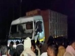 At least eight people, including seven children, were killed and four others were grievously injured when a speeding truck lost control and rammed into a religious procession on a National highway at Nayagoan in Bihar’s Vaishali district late on Sunday. At least eight people, including seven children, were killed and four others were grievously injured when a speeding truck lost control and rammed into a religious procession on a National highway at Nayagoan in Bihar’s Vaishali district late on Sunday.