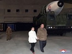 North Korea Missile: North Korean leader Kim Jong Un and his daughter inspects an intercontinental ballistic missile. North Korea Missile: North Korean leader Kim Jong Un and his daughter inspects an intercontinental ballistic missile.