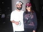 Anushka Sharma and Virat Kohli at Mumbai airport. (Varinder Chawla) Anushka Sharma and Virat Kohli at Mumbai airport. (Varinder Chawla)