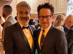 SS Rajamouli and JJ Abrams in Los Angeles. 