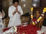 Tabassum Govil’s prayer meet in Mumbai. (Varinder Chawla)( (Varinder Chawla))