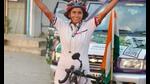 Solo cycling enthusiast Preeti Maske, 45, from Pune is all set to register her name in the Guinness World Records, having cycled from India’s west to east in just 13 days, 19 hours and 12 minutes, covering a distance of 3,955 km across seven states. (HT) Solo cycling enthusiast Preeti Maske, 45, from Pune is all set to register her name in the Guinness World Records, having cycled from India’s west to east in just 13 days, 19 hours and 12 minutes, covering a distance of 3,955 km across seven states. (HT)
