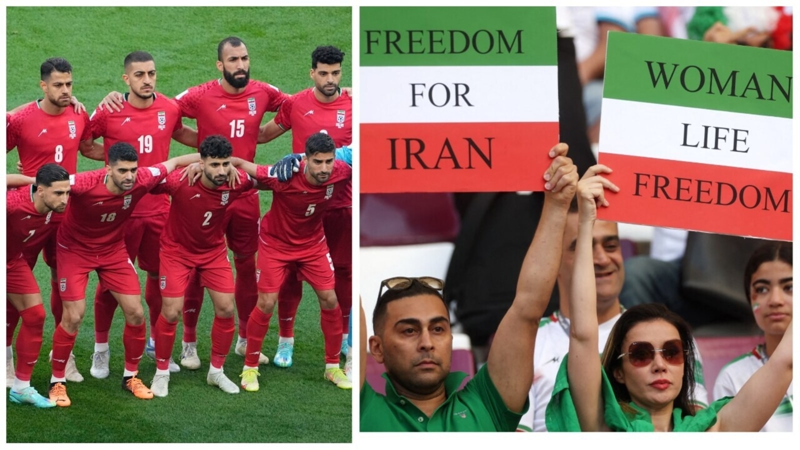 Iran players sing national anthem before World Cup match vs. USA