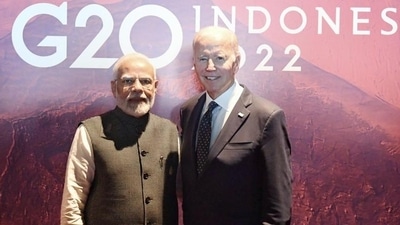 PM Modi and US Prez Biden also met Indonesian President Joko Widodo on the sidelines of the G20 Summit. (Arindam Bagchi | Twitter) PM Modi and US Prez Biden also met Indonesian President Joko Widodo on the sidelines of the G20 Summit. (Arindam Bagchi | Twitter)