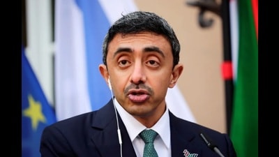 UAE foreign minister Sheikh Abdullah bin Zayed Al Nahyan. (Reuters File Photo)