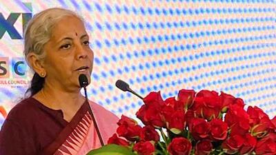 Finance minister Nirmala Sitharaman. (NSitharamanOffice twitter) Finance minister Nirmala Sitharaman. (NSitharamanOffice twitter)