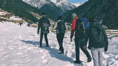 A rescue team from the Atal Bihari Vajpayee Institute of Mountaineering and Allied Sports, Manali, was sent on a mission to find the trekker, Ashutosh Himta, on Monday morning. (Representative photo) A rescue team from the Atal Bihari Vajpayee Institute of Mountaineering and Allied Sports, Manali, was sent on a mission to find the trekker, Ashutosh Himta, on Monday morning. (Representative photo)