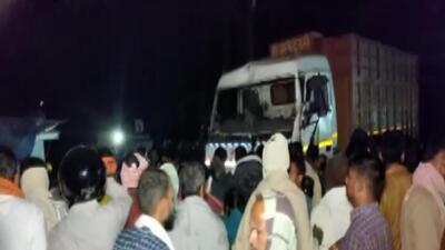 The accident scene. (ANI) The accident scene. (ANI)