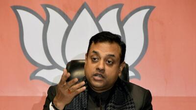 New Delhi, Jan 10 (ANI): BJP Leader Sambit Patra addresses during a press conference at BJP HQ, in New Delhi on Friday. (ANI Photo) New Delhi, Jan 10 (ANI): BJP Leader Sambit Patra addresses during a press conference at BJP HQ, in New Delhi on Friday. (ANI Photo)
