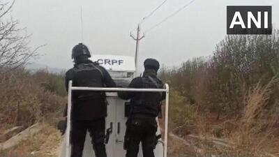 The gunfight between the security forces and the terrorists occurred in Cheki Duddo area of Bijbehara in Jammu and Kashmir’s Anantnag district on Sunday. (Twitter/ANI) The gunfight between the security forces and the terrorists occurred in Cheki Duddo area of Bijbehara in Jammu and Kashmir’s Anantnag district on Sunday. (Twitter/ANI)
