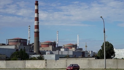 This file photo taken on September 11, 2022 shows a general view of the Zaporizhzhia Nuclear Power Plant in Enerhodar (Energodar), Zaporizhzhia Oblast, amid the ongoing Russian military action in Ukraine. (AFP) This file photo taken on September 11, 2022 shows a general view of the Zaporizhzhia Nuclear Power Plant in Enerhodar (Energodar), Zaporizhzhia Oblast, amid the ongoing Russian military action in Ukraine. (AFP)