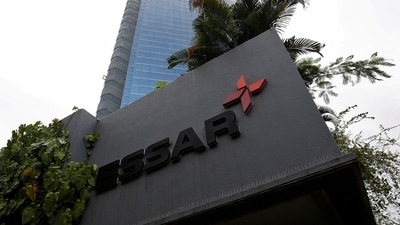 The logo of Essar group is seen at its headquarters in Mumbai, India. (REUTERS file)