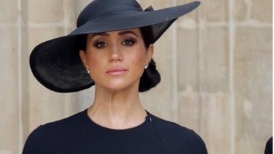 Meghan Markle: Meghan Markle at the funeral of Queen Elizabeth II. Meghan Markle: Meghan Markle at the funeral of Queen Elizabeth II.