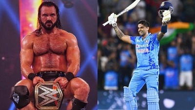 Drew McIntyre; Suryakumar Yadav Drew McIntyre; Suryakumar Yadav