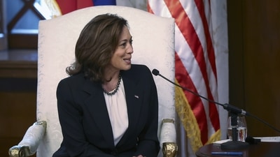 Kamala Harris: US Vice President Kamala Harris meets with Philippine President Ferdinand Marcos Jr. (AP)