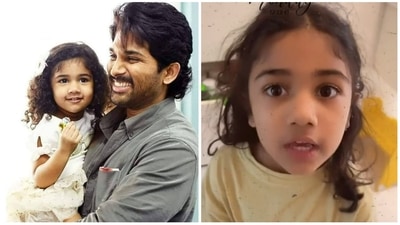 Allu Arjun has shared a video featuring daughter Allu Arha. Allu Arjun has shared a video featuring daughter Allu Arha.