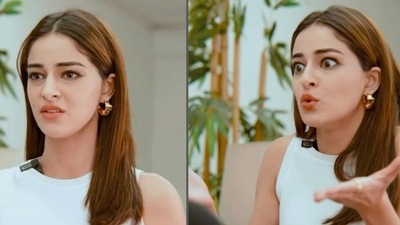Ananya Panday in a commercial. Ananya Panday in a commercial.