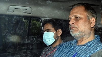 Satyendar Jain is currently lodged in the Tihar jail. (HT Photo)
