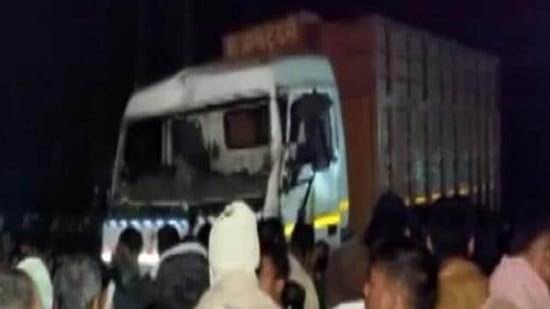 At least eight people, including seven children, were killed and four others were grievously injured when a speeding truck lost control and rammed into a religious procession on a National highway at Nayagoan in Bihar’s Vaishali district late on Sunday. At least eight people, including seven children, were killed and four others were grievously injured when a speeding truck lost control and rammed into a religious procession on a National highway at Nayagoan in Bihar’s Vaishali district late on Sunday.